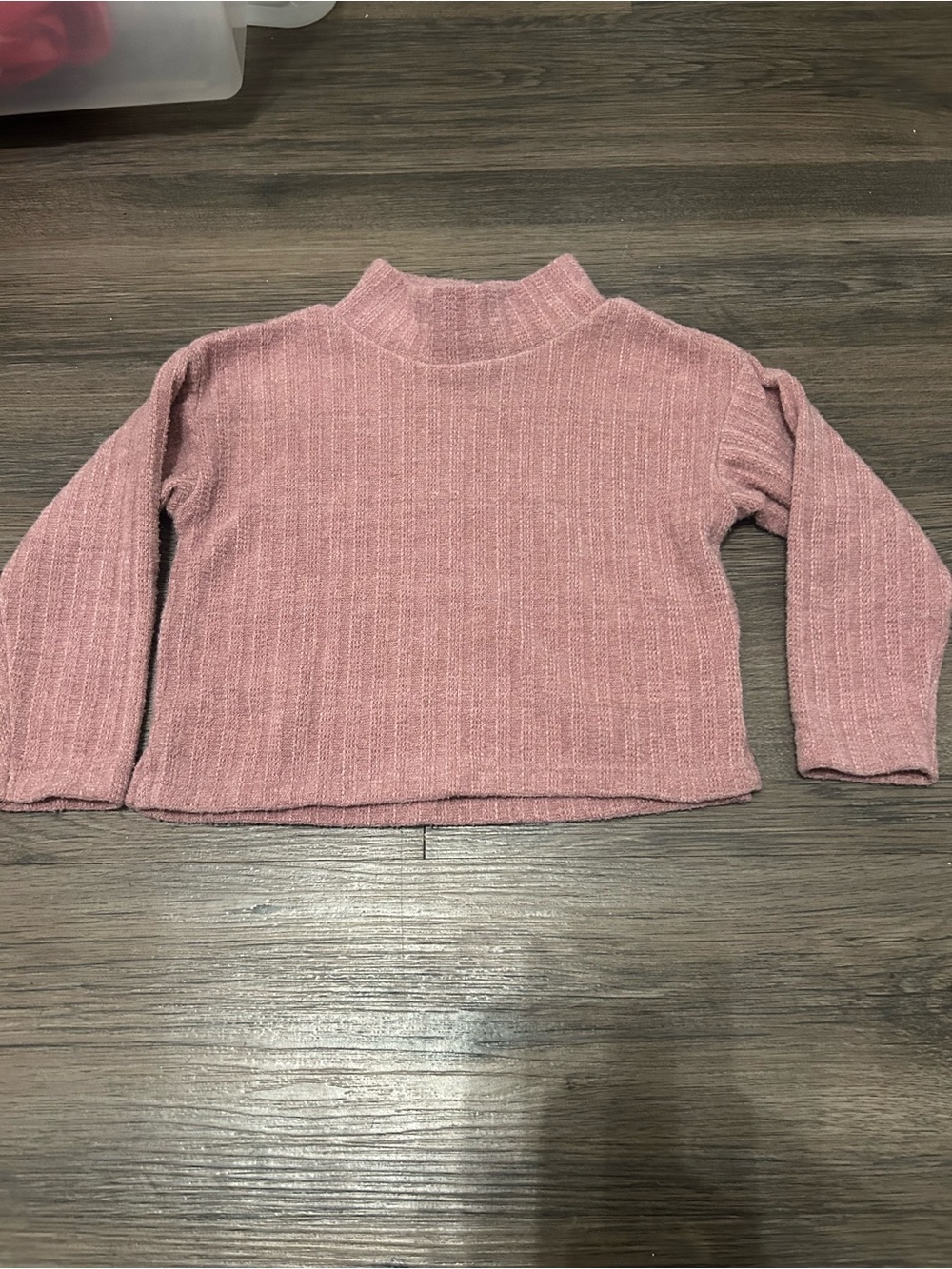 3/$12 Old Navy Pink Mock Turtle Neck Little Girls Size 3T
